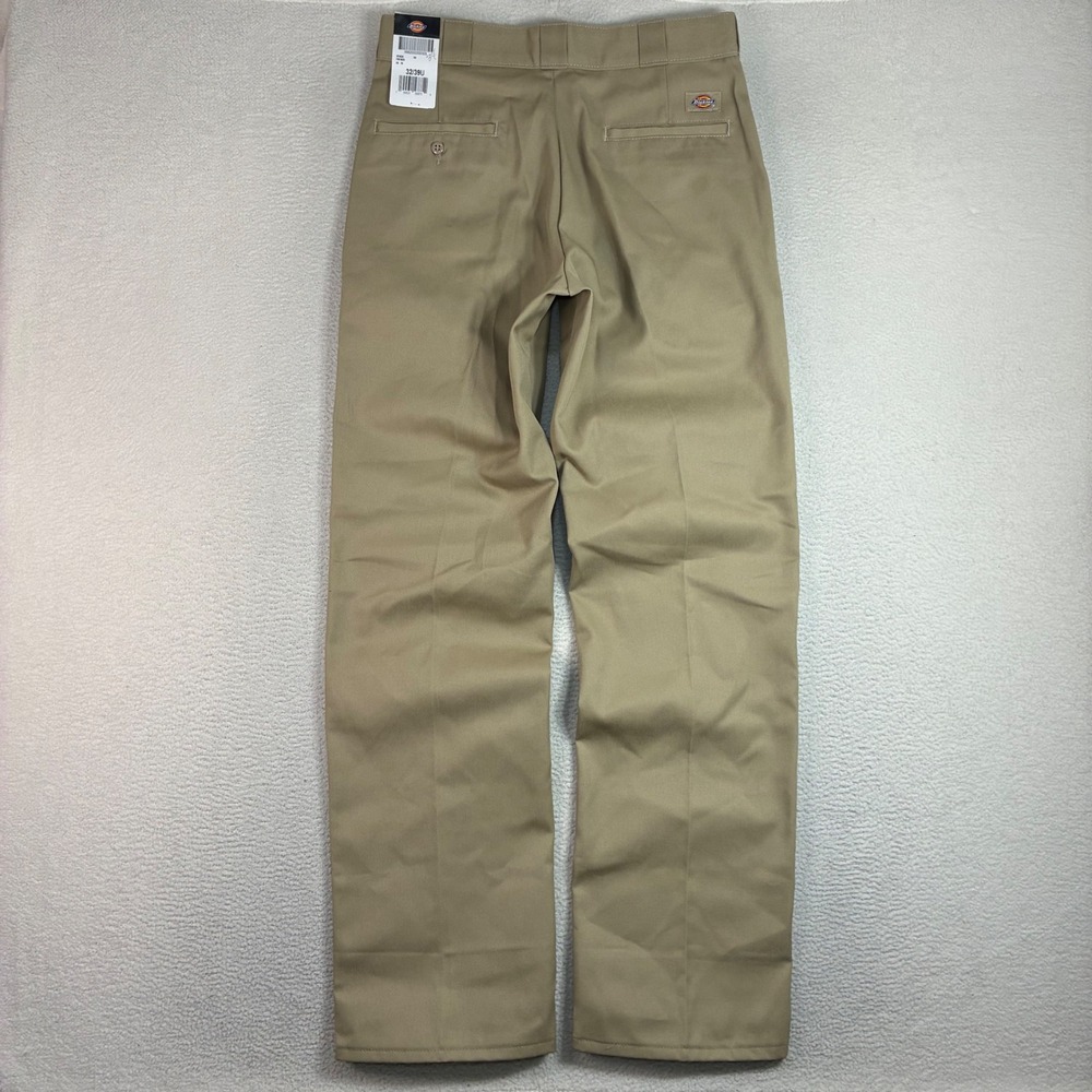 Dickies 874 Work Pants Mens 32x34 Beige Original Fit Flex Classic Straight NWT